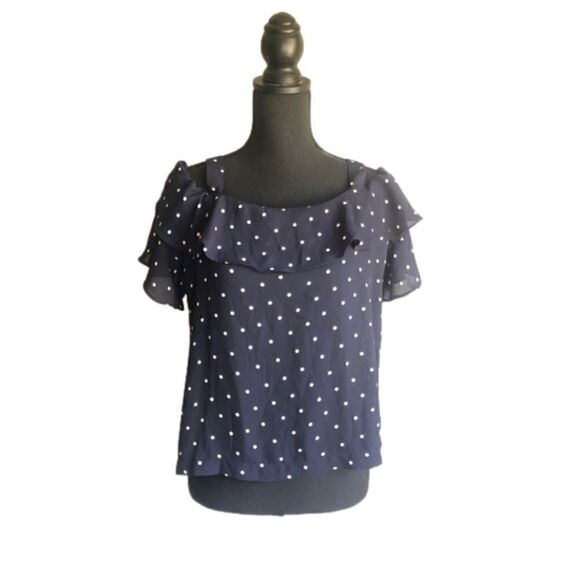 Polka Dot Off the shoulder Top - Picture 4 of 7